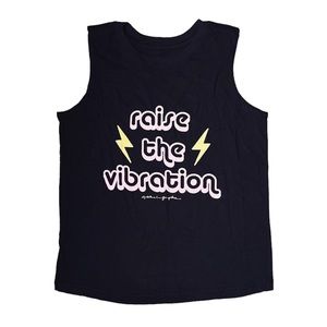 Spiritual Gangster Raise the Vibration Muscle Tank Girls Size Small 10 NEW